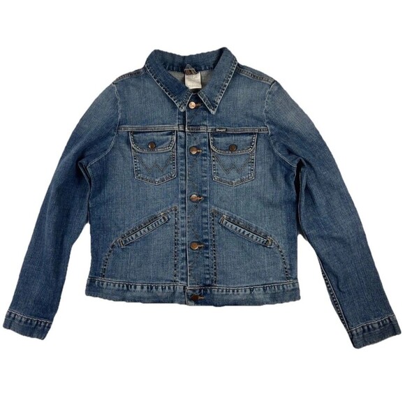 Wrangler ModCloth  Blue Denim Jean Jacket - Picture 1 of 10